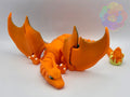 Flying Lizard - 5.8 inches wide x 8.1 inches long x 2.4 inches tall