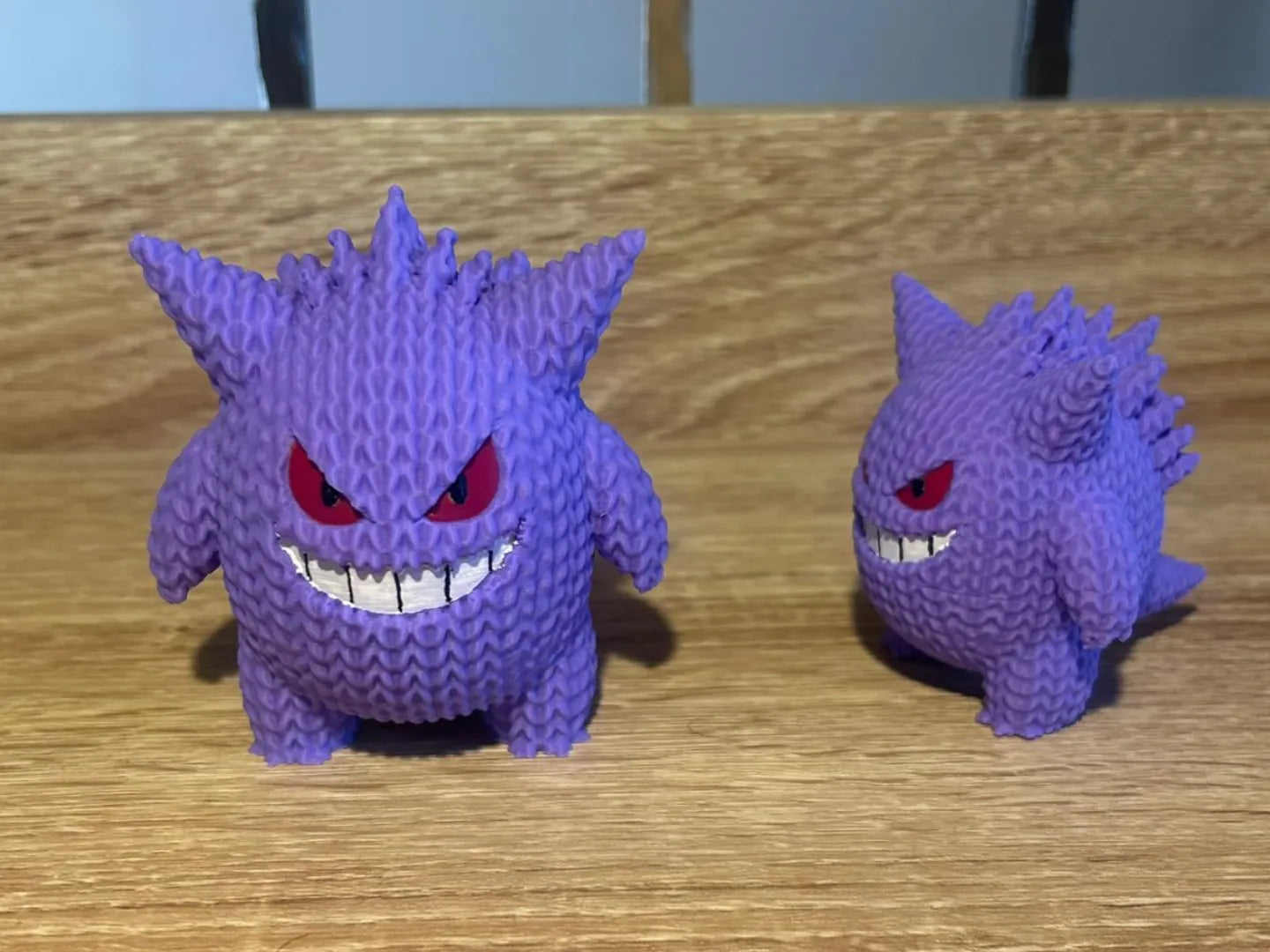 Gang Gang Knitted - 3.3 inches wide x 3.7 inches long x 3.5 inches tall