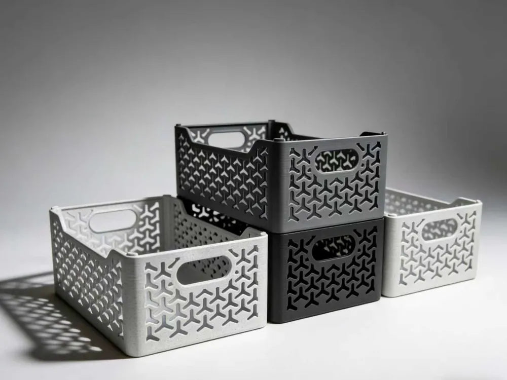 Exquisite and high-end, sturdy and practical｜Stackable Hollow Storage Basket