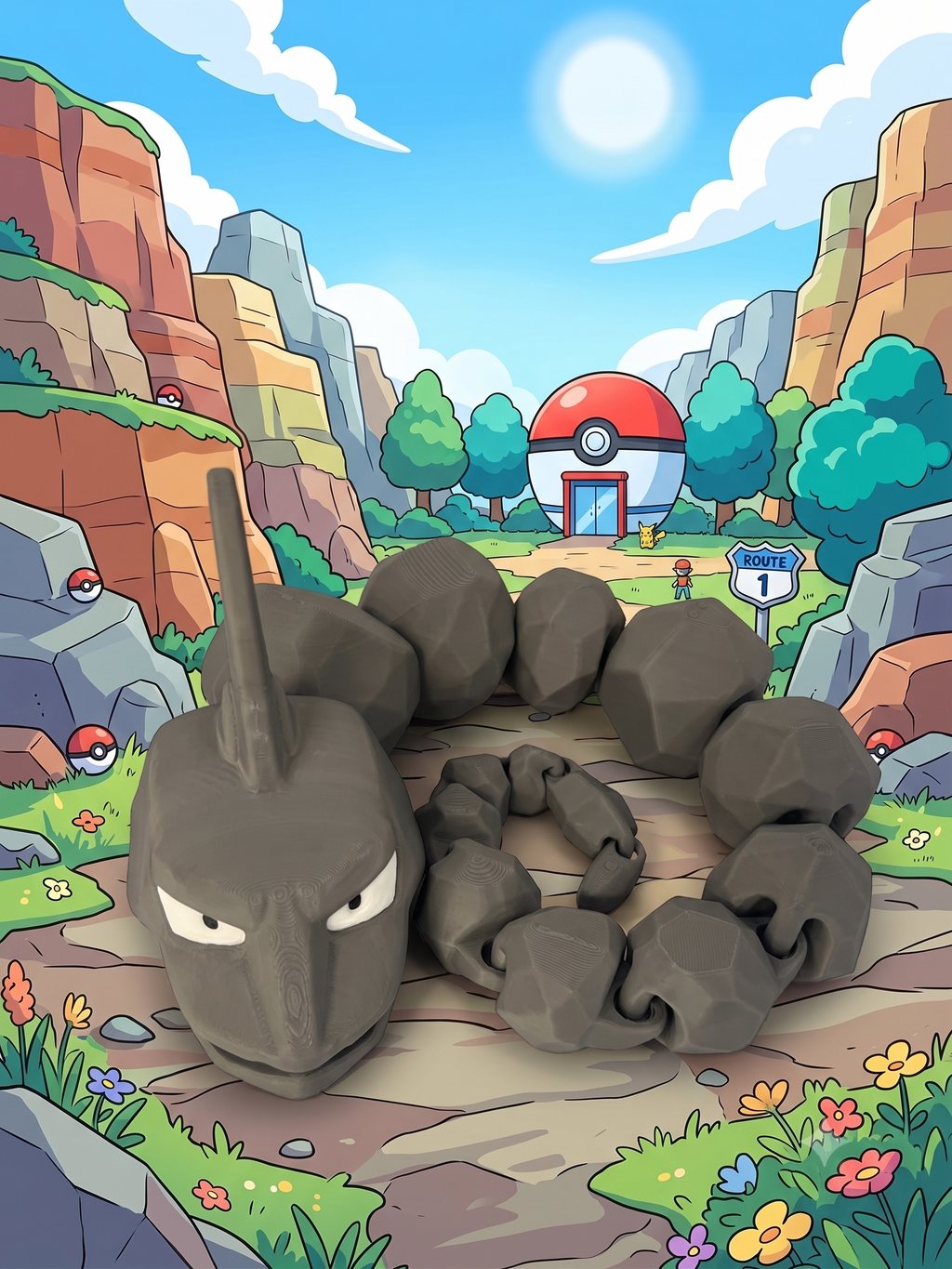 Rock Snake (Articulated) Model Size