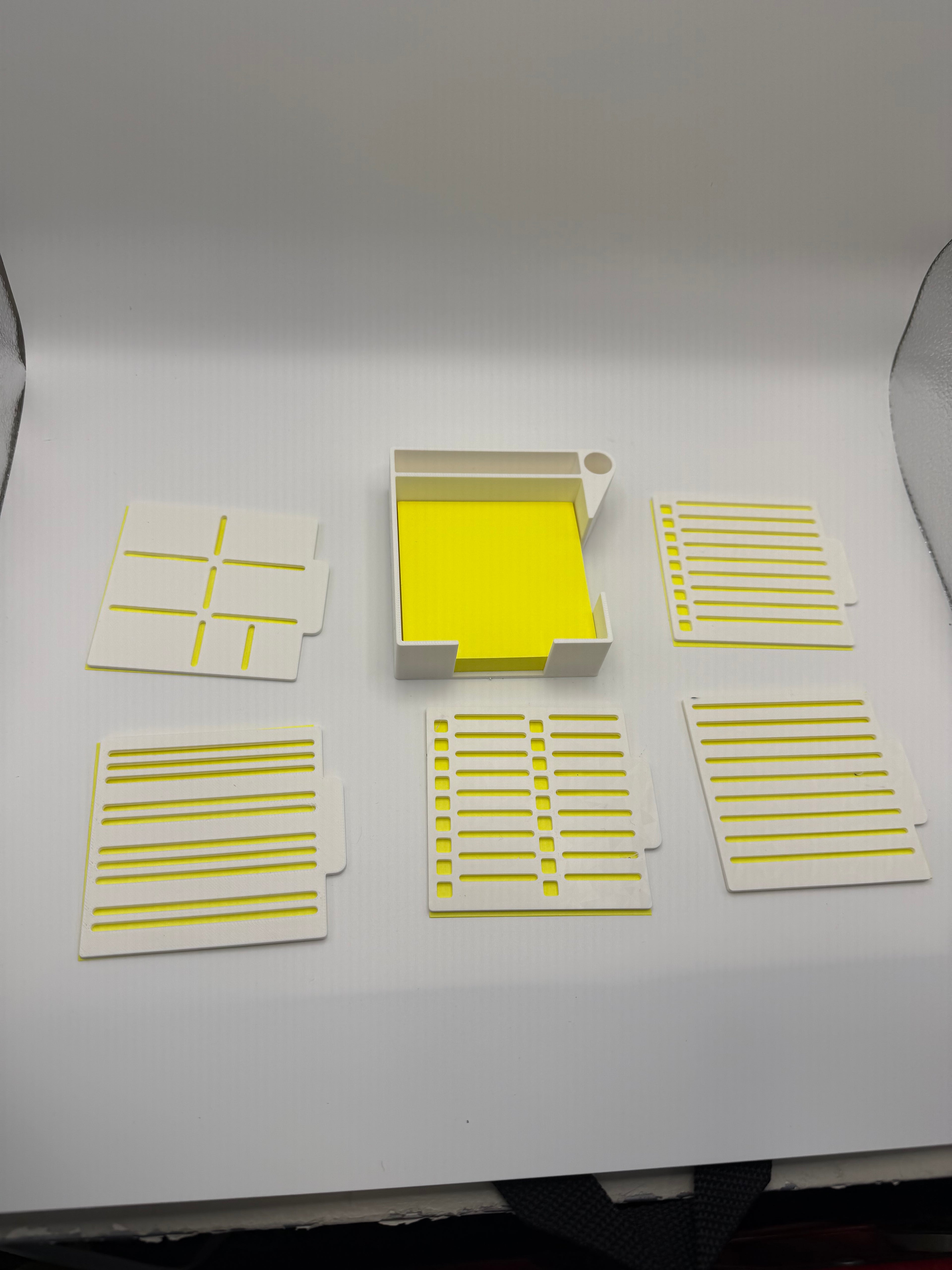 Stencil for Post Its with Holder