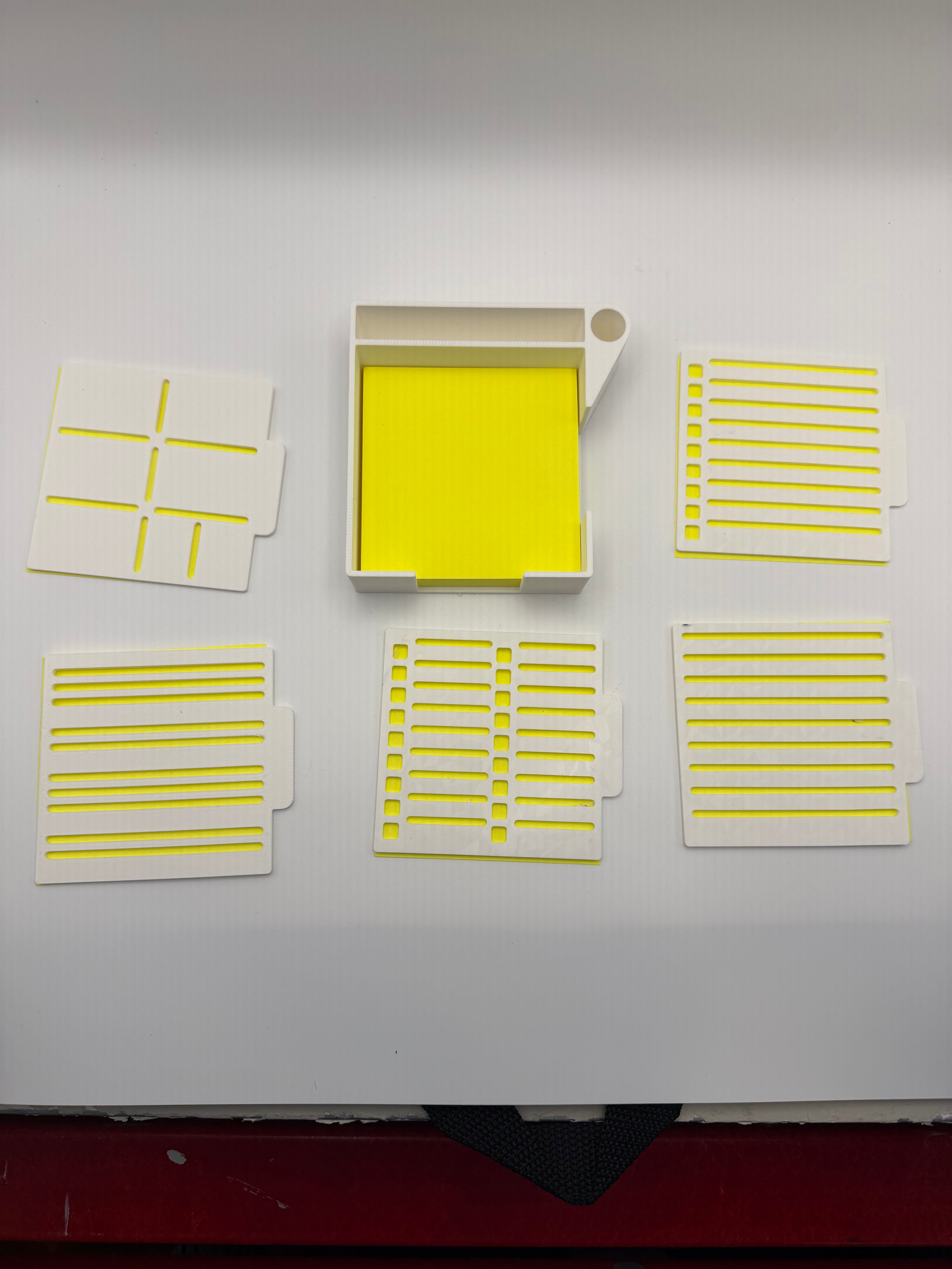 Stencil for Post Its with Holder