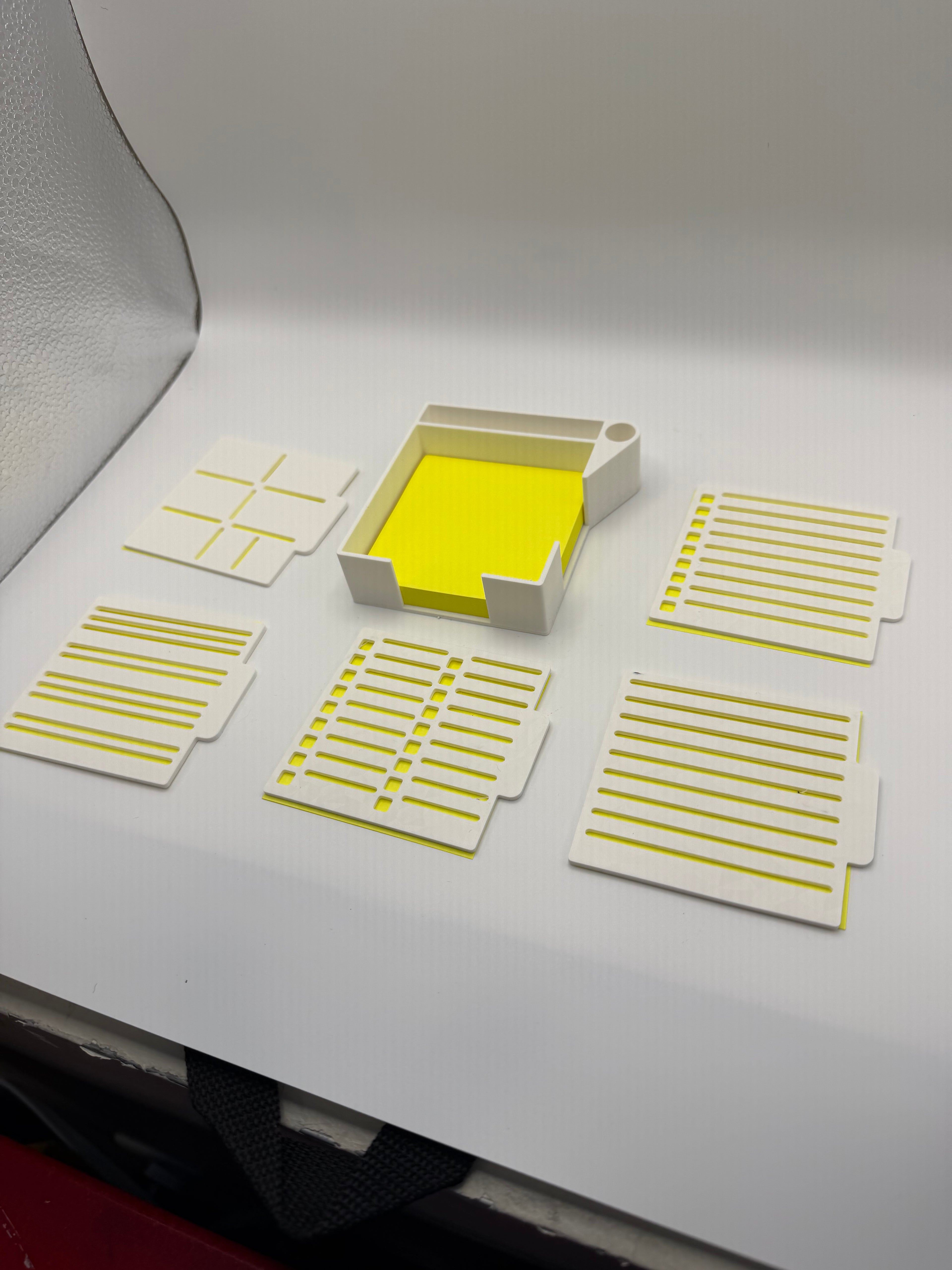 Stencil for Post Its with Holder