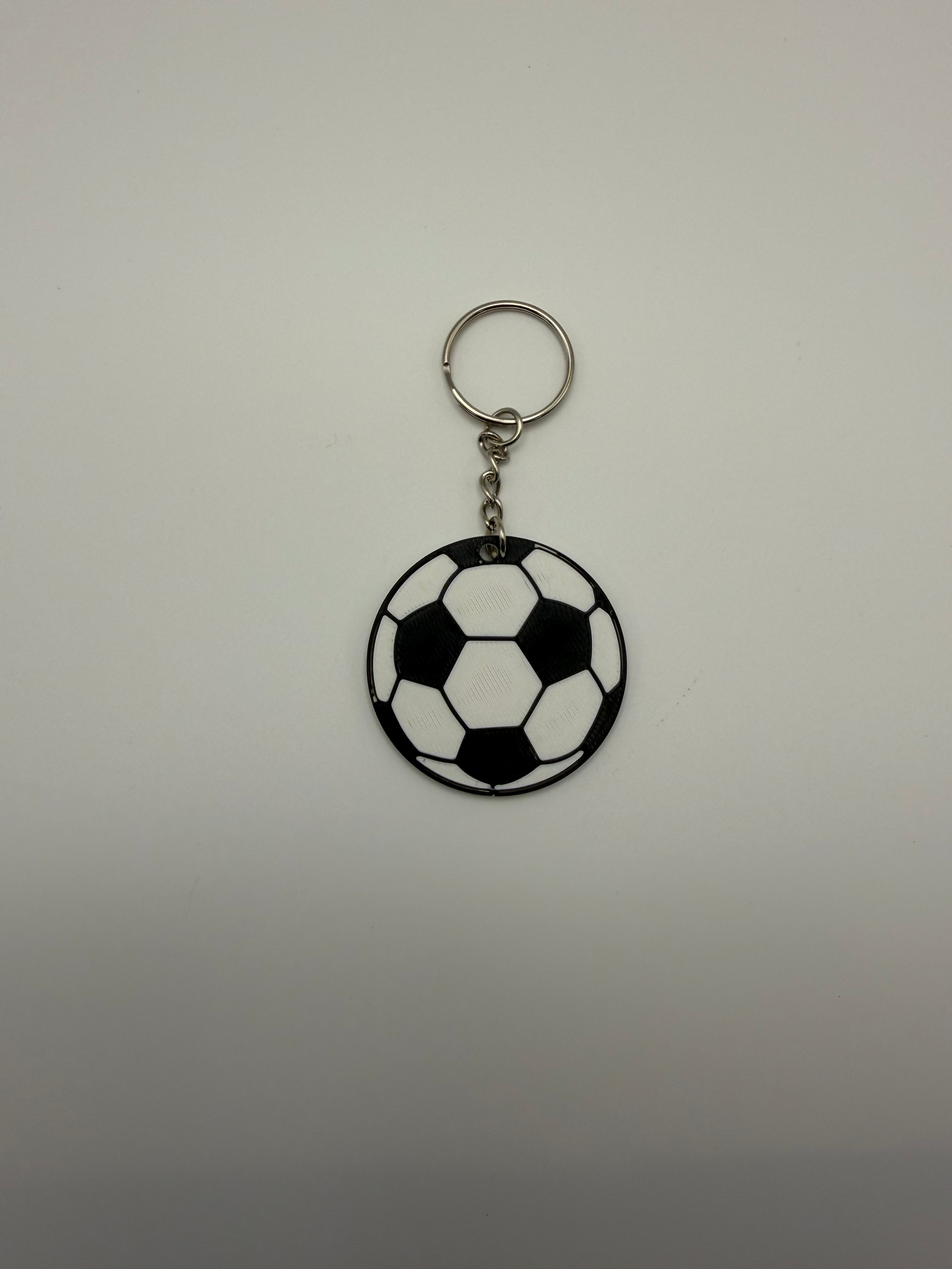 Keychain - Soccer Ball Holographic (2D)