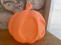 Spooked Pumpkin 10 inches wide x 10 inches long x 10 inches tall