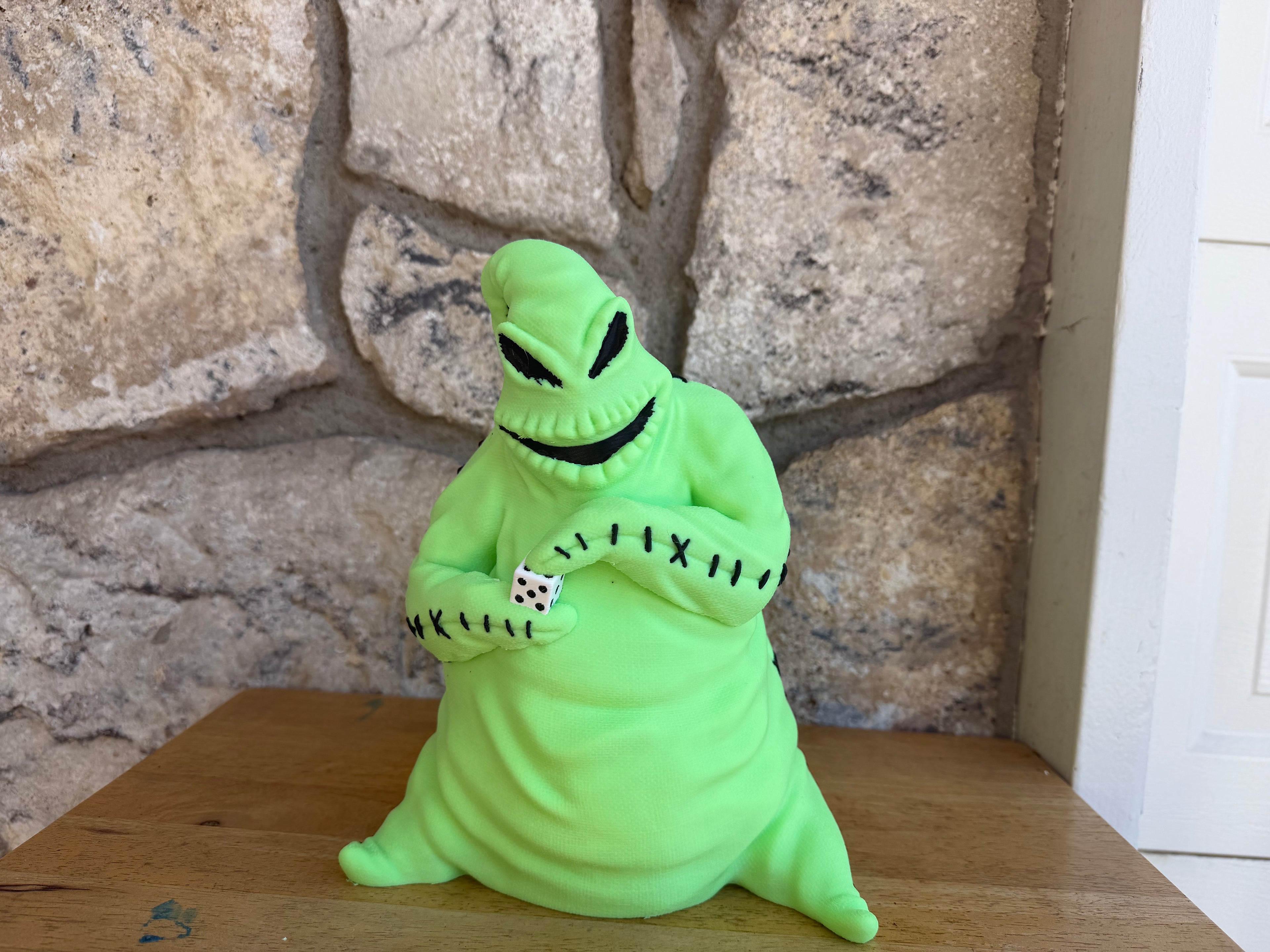 Boogie Man 8 inches wide x 5 inches long x 10 inches tall