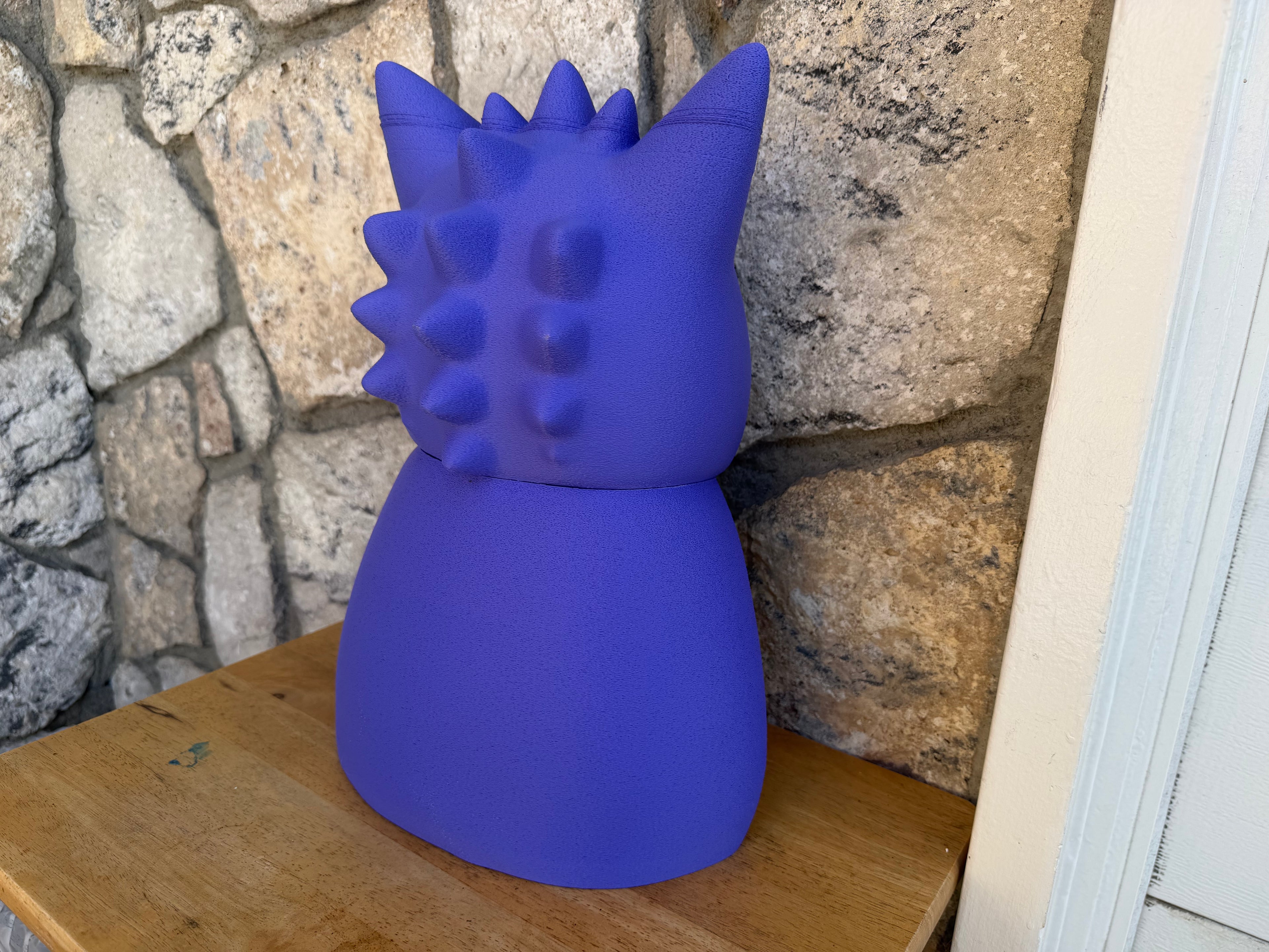 Electric Rat Wearing Costume 10 inches wide x 10 inches long x 2 feet tall