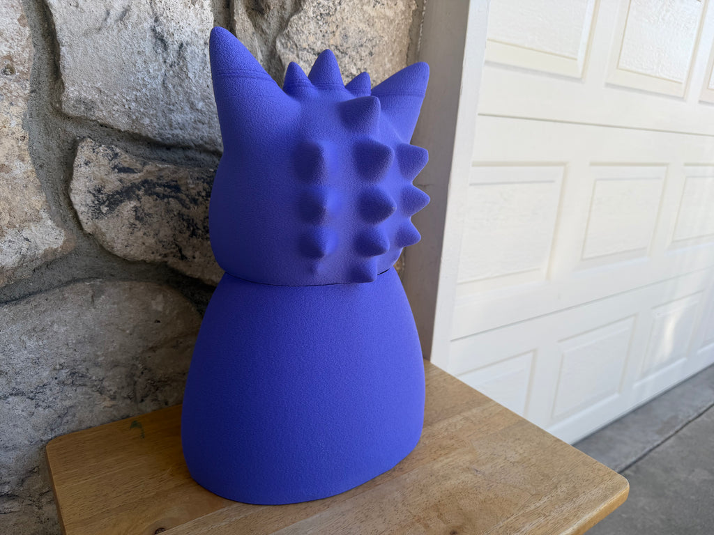 Electric Rat Wearing Costume 10 inches wide x 10 inches long x 2 feet tall