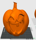 Laughing Pumpkin 10 inches wide x 10 inches long x 10 inches tall