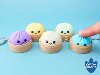 25 Small Dumpling Clicker Fidget Toy